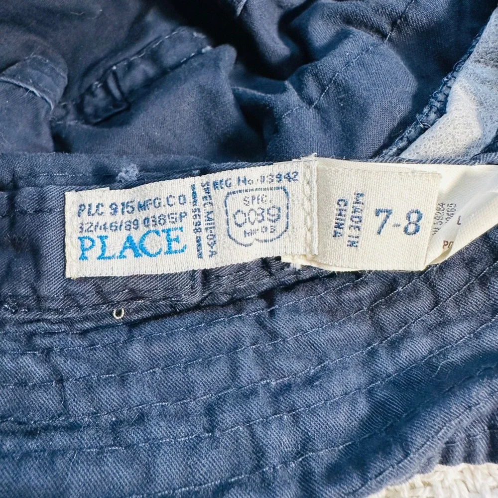The Childrens Place Navy Blue Surf Team Bucket Hat Size 7/8 -‎ Sun Hat, Swim,